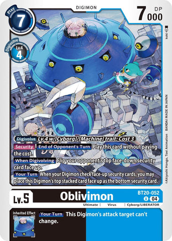 Oblivimon [BT20-052] [Release Special Booster 2.0]