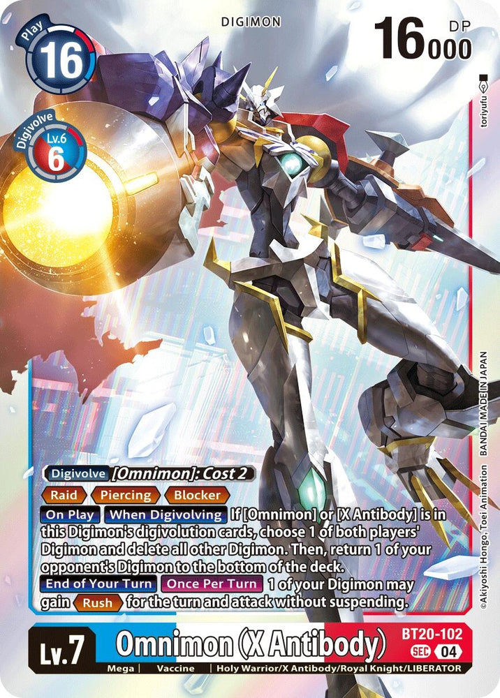 Omnimon [BT20-102] (X Antibody) [Release Special Booster 2.0]