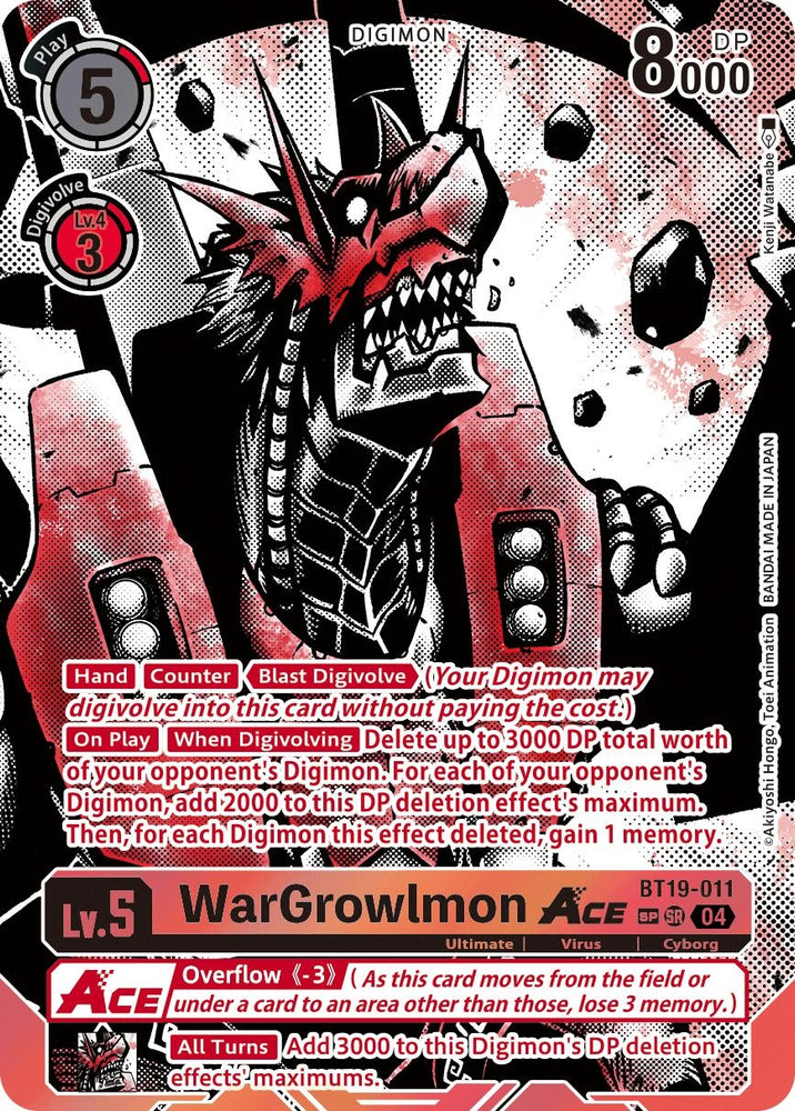 WarGrowlmon ACE [BT19-011] (Textured) [Release Special Booster 2.0]
