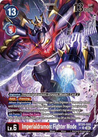 Imperialdramon: Fighter Mode [BT20-020] (Alternate Art) [Release Special Booster 2.0]