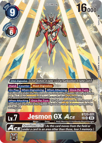 Jesmon GX ACE [BT20-021] (Textured) [Release Special Booster 2.0]