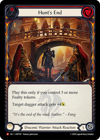 Image for Hunt's End (HNT101) (The Hunted) - Flesh and Blood TCG