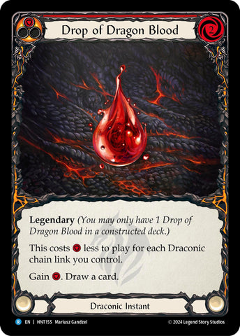Drop of Dragon Blood (Red) (HNT155) [The Hunted]
