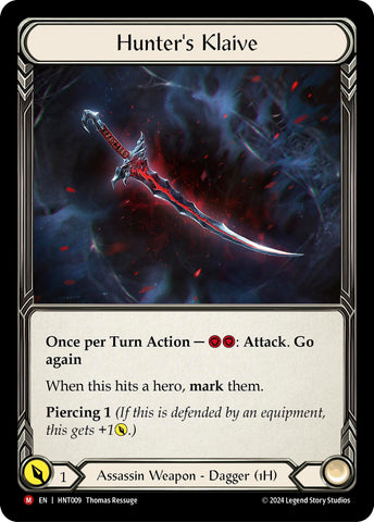 Image for Hunter's Klaive (HNT009) (The Hunted) - Flesh and Blood TCG