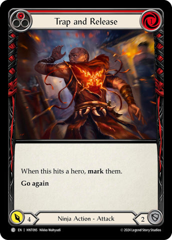Image for Trap and Release (Red) (HNT095) (The Hunted) - Flesh and Blood TCG