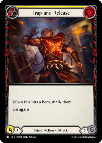 Image for Trap and Release (Yellow) (HNT096) (The Hunted) - Flesh and Blood TCG