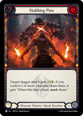 Image for Stabbing Pain (Red) (HNT114) (The Hunted) - Flesh and Blood TCG