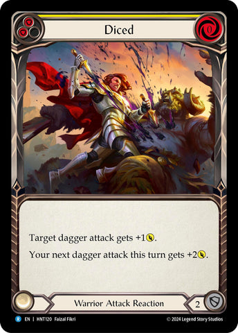 Image for Diced (Yellow) (HNT120) (The Hunted) - Flesh and Blood TCG