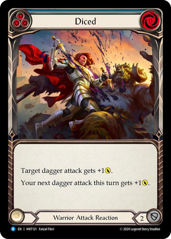 Image for Diced (Blue) (HNT121) (The Hunted) - Flesh and Blood TCG