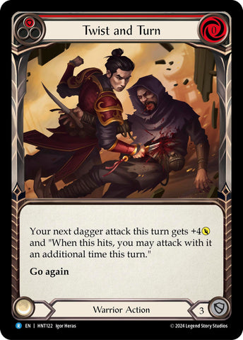 Image for Twist and Turn (Red) (HNT122) (The Hunted) - Flesh and Blood TCG