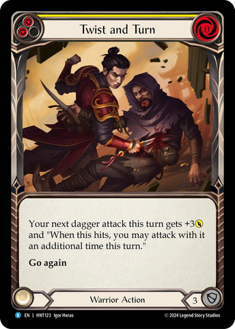 Image for Twist and Turn (Yellow) (HNT123) (The Hunted) - Flesh and Blood TCG