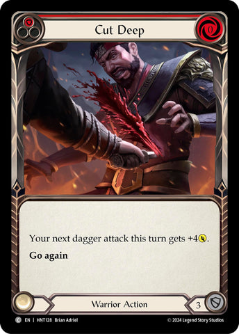 Image for Cut Deep (Red) (HNT128) (The Hunted) - Flesh and Blood TCG
