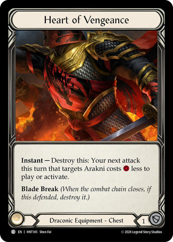 Image for Heart of Vengeance (HNT145) (The Hunted) - Flesh and Blood TCG