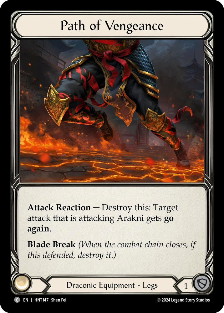 Image for Path of Vengeance (HNT147) (The Hunted) - Flesh and Blood TCG
