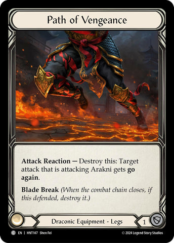 Image for Path of Vengeance (HNT147) (The Hunted) - Flesh and Blood TCG
