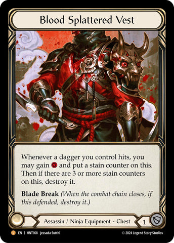 Blood Splattered Vest (HNT168) [The Hunted] Rainbow Foil