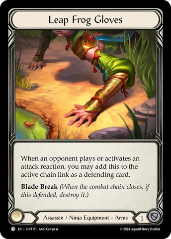 Image for Leap Frog Gloves (HNT171) (The Hunted) - Flesh and Blood TCG