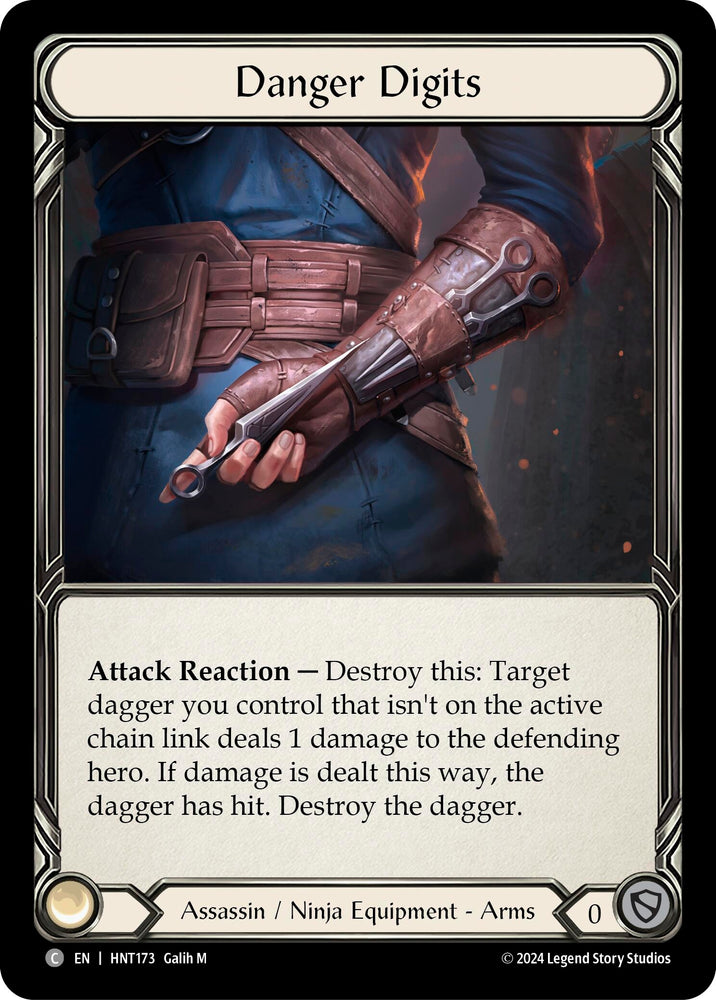 Image for Danger Digits (HNT173) (The Hunted) - Flesh and Blood TCG