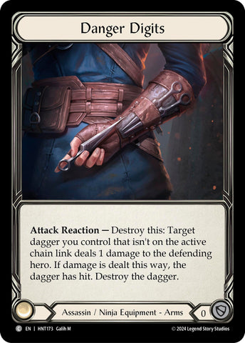 Image for Danger Digits (HNT173) (The Hunted) - Flesh and Blood TCG