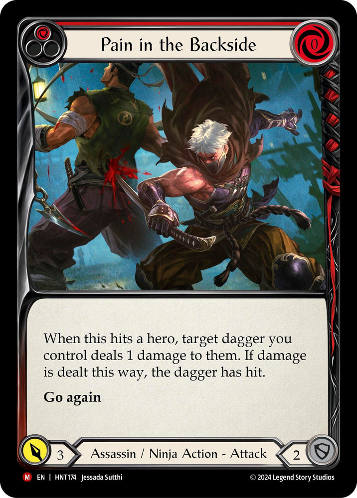 Image for Pain in the Backside (HNT174) (The Hunted) - Flesh and Blood TCG