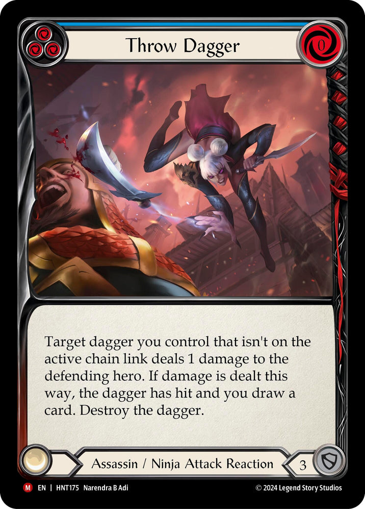 Image for Throw Dagger (HNT175) (The Hunted) - Flesh and Blood TCG
