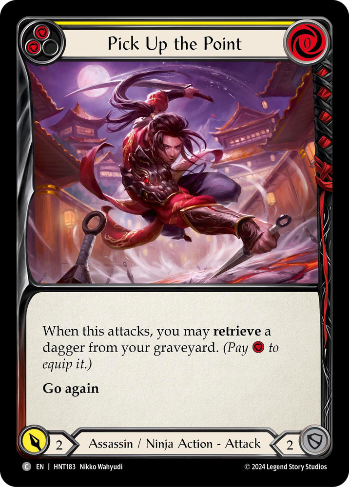 Image for Pick Up the Point (Yellow) (HNT183) (The Hunted) - Flesh and Blood TCG