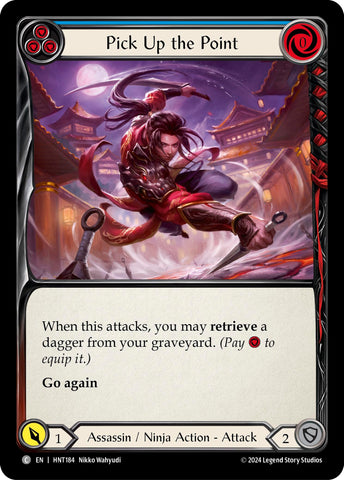 Image for Pick Up the Point (Blue) (HNT184) (The Hunted) - Flesh and Blood TCG