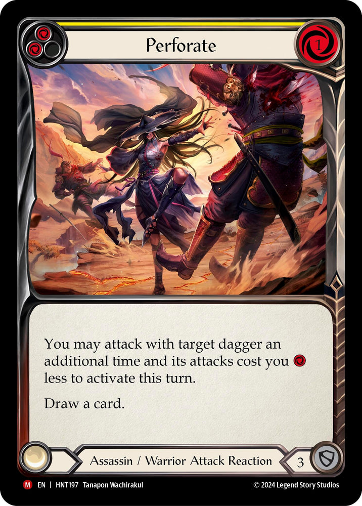 Image for Perforate (HNT197) (The Hunted) - Flesh and Blood TCG
