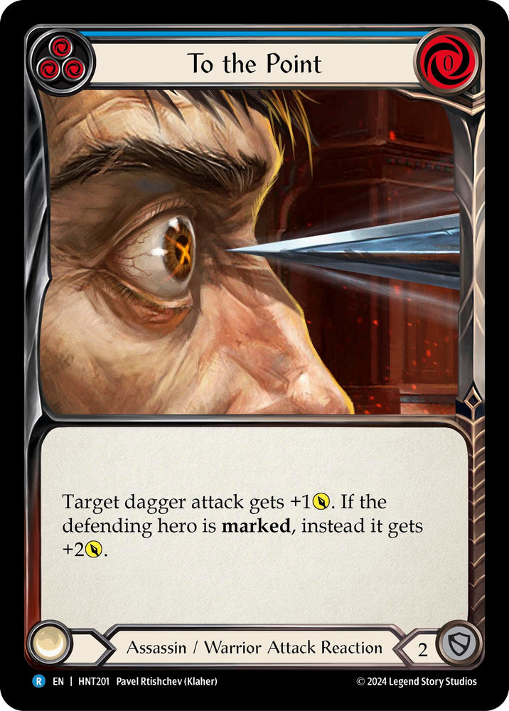 Image for To the Point (Blue) (HNT201) (The Hunted) - Flesh and Blood TCG