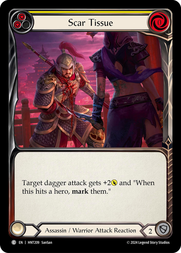 Image for Scar Tissue (Yellow) (HNT209) (The Hunted) - Flesh and Blood TCG