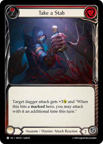 Image for Take a Stab (Red) (HNT211) (The Hunted) - Flesh and Blood TCG