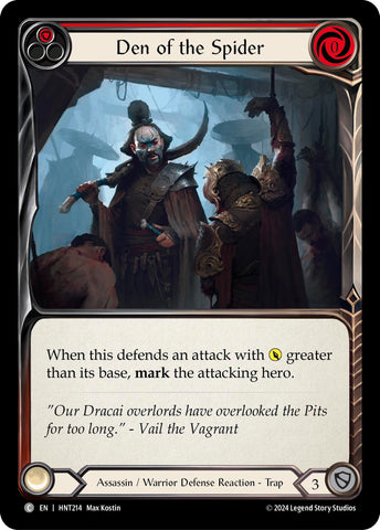 Den of the Spider (Red) (HNT214) [The Hunted]