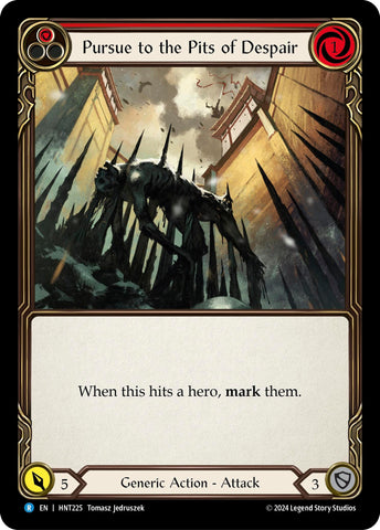Image for Pursue to the Pits of Despair (Red) (HNT225) (The Hunted) - Flesh and Blood TCG