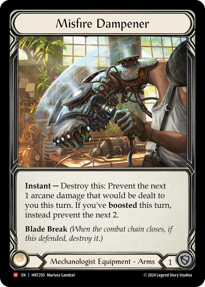Image for Misfire Dampener (HNT250) (The Hunted) - Flesh and Blood TCG