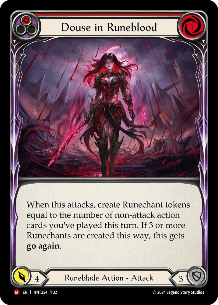 Image for Douse in Runeblood (HNT254) (The Hunted) - Flesh and Blood TCG