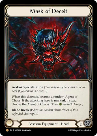 Image for Mask of Deceit (HNT011) (The Hunted) - Flesh and Blood TCG