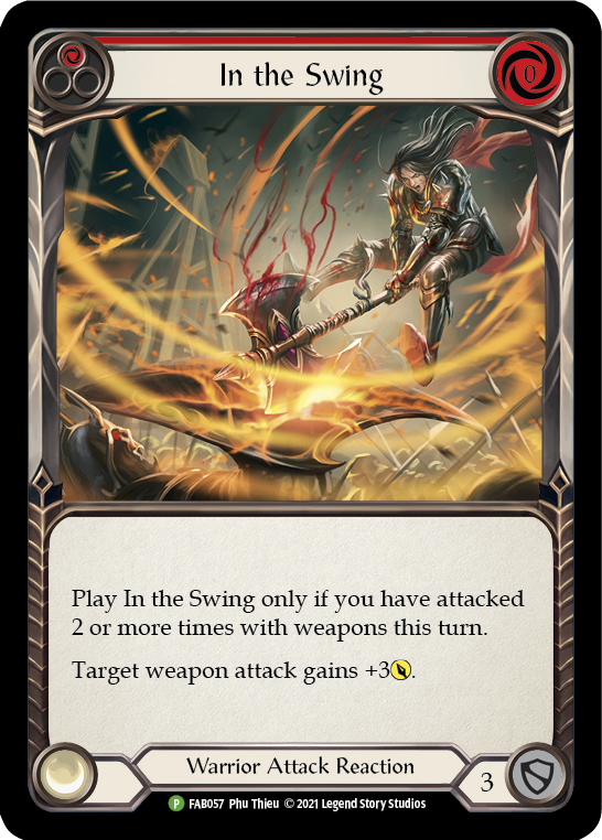 In the Swing (Red) [FAB057] (Promo) Rainbow Foil
