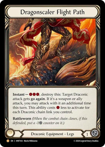 Image for Dragonscaler Flight Path (HNT143) (The Hunted) - Flesh and Blood TCG
