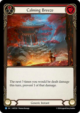 Image for Calming Breeze (HNT230) (The Hunted) - Flesh and Blood TCG