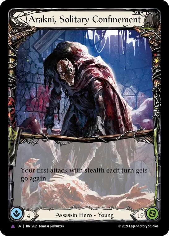 Image for Arakni, Solitary Confinement (Marvel) (HNT262) (The Hunted) - Flesh and Blood TCG