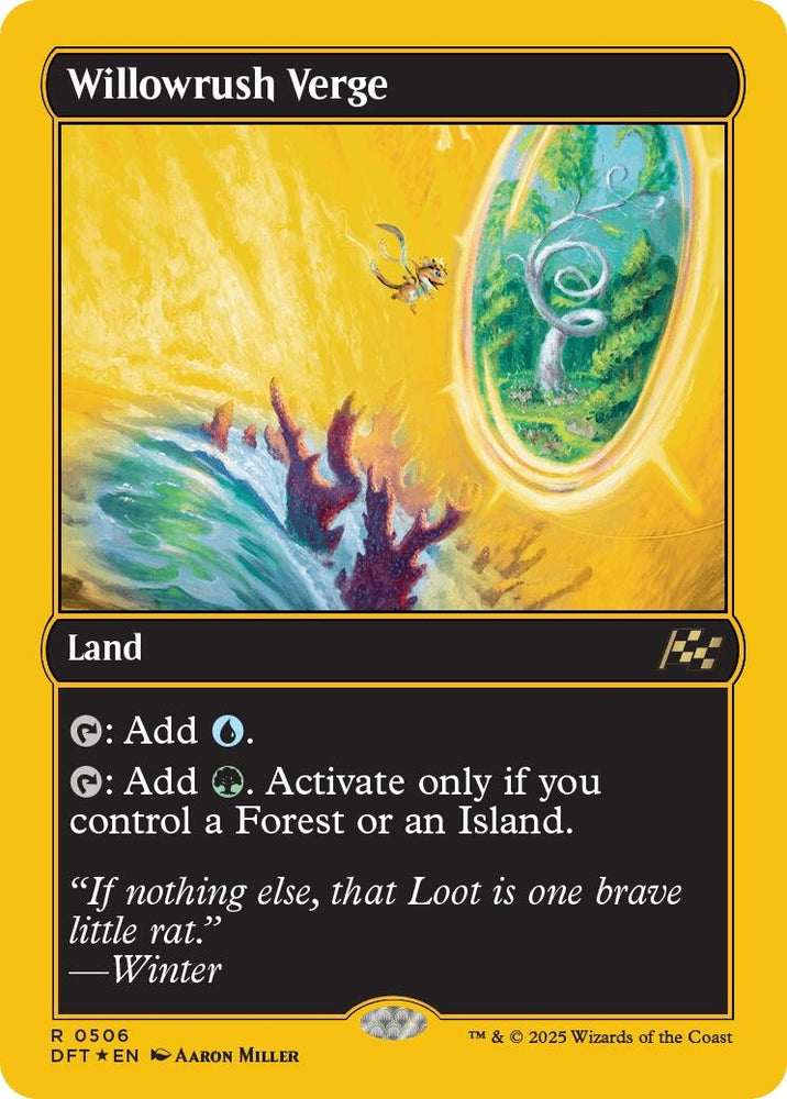 Willowrush Verge (First-Place Foil) [Aetherdrift]