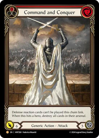 Image for Command and Conquer (Extended Art) (HNT260) (The Hunted) - Flesh and Blood TCG