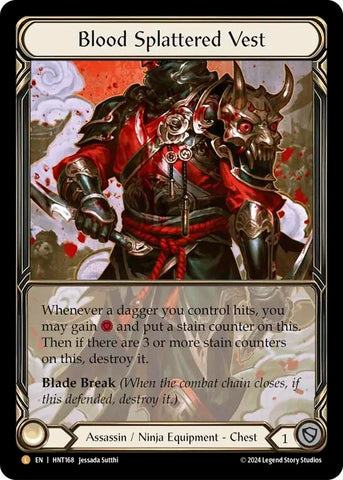 Image for Blood Splattered Vest (Extended Art) (HNT168) (The Hunted) - Flesh and Blood TCG