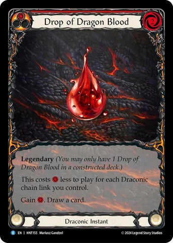 Image for Drop of Dragon Blood (Extended Art) (HNT155) (The Hunted) - Flesh and Blood TCG