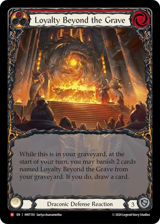 Loyalty Beyond the Grave (Extended Art) (HNT150) [The Hunted] Rainbow Foil