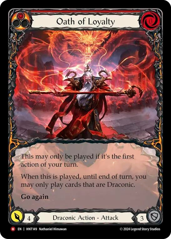 Image for Oath of Loyalty (Extended Art) (HNT149) (The Hunted) - Flesh and Blood TCG