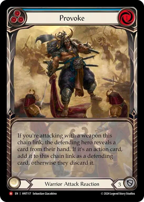 Image for Provoke (Extended Art) (HNT117) (The Hunted) - Flesh and Blood TCG