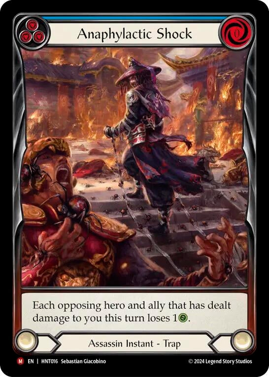 Image for Anaphylactic Shock (Extended Art) (HNT016) (The Hunted) - Flesh and Blood TCG