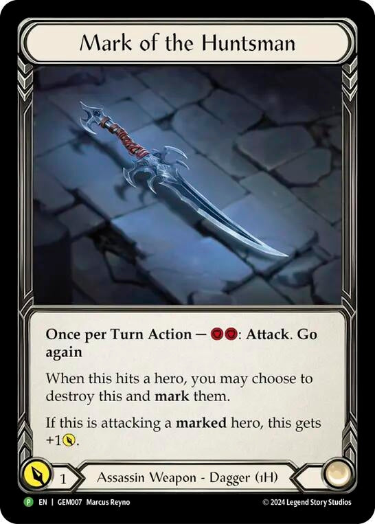 Image for Mark of the Huntsman - GEM007 (GEM007) (GEM Pack 1) - Flesh and Blood TCG