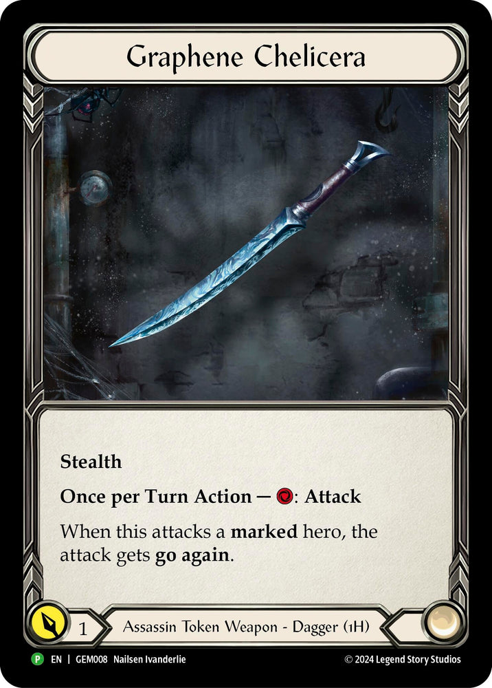 Image for Graphene Chelicera - GEM008 (GEM008) (GEM Pack 1) - Flesh and Blood TCG